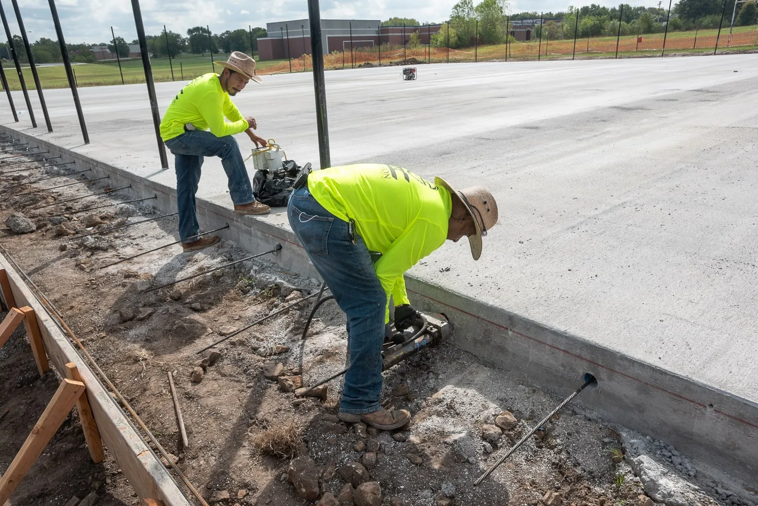 Tennis Court Construction services in Dallas, Texas - professional tennis court construction and installation